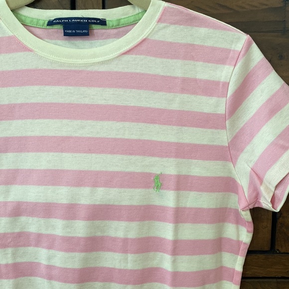 Ralph Lauren Blue Label Tops - Ralph Lauren Golf  Women’s Striped T-Shirt